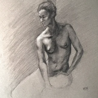 Backlit Gesture by Mahua Mazumdar