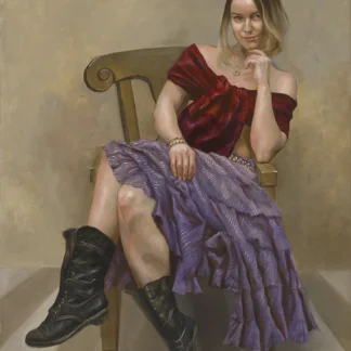 Lena in Black Boots by Mahua Mazumdar