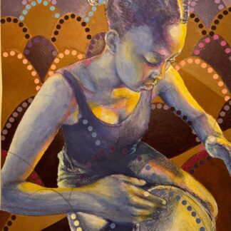 Djembe Drummer by Jimmy James Greene