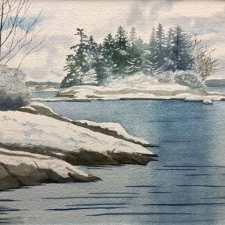 Snow on the Bay by Florence Setzer