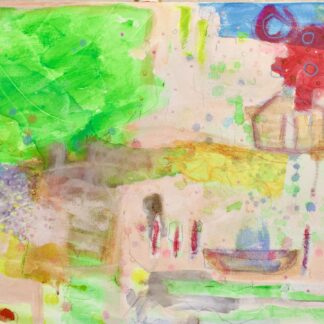 House and a Huge Tree by Khalid Alaani