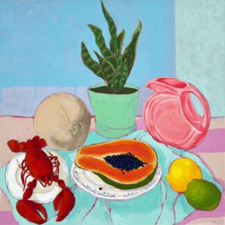 Still Life with Lobster, I by Jennifer Allevato