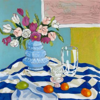 Still Life with Tulips by Jennifer Allevato
