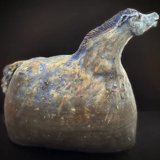 Blue Horse by Sabine Arndt