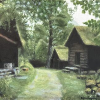 Cabins in the Forest by Kenneth Bachman