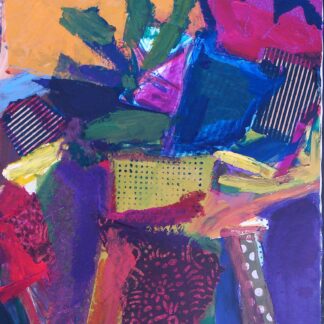 Flower on Chair #2 by Linda Bankerd