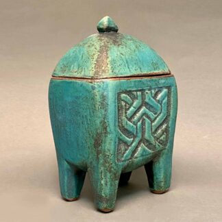 Turquoise Container by Carlos Beltran Baldiviezo