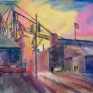 The Grain Elevator by Frank Steven Bissell