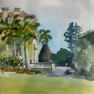 Huntington Garden Steps by Frank Steven Bissell