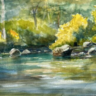 Manitowish River Bend by Frank Steven Bissell