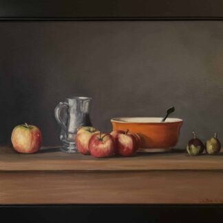 Orange Bowl, Fruit and Pitcher by Christine Blair