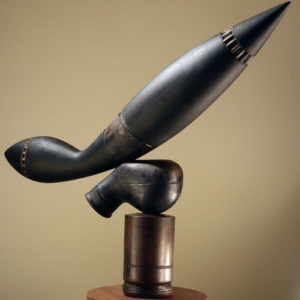 George Tkabladze "Bomb Falling in Love" Sculpture