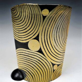 Curve in Amber and Black by Michaela Borghese
