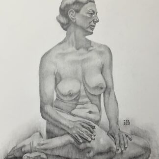 Woman Sitting on the Floor by Ito Briones