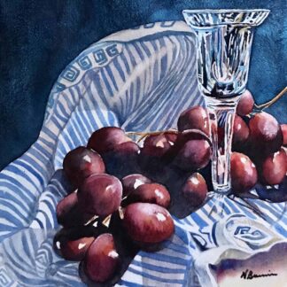 Grapes and Crystal by Noreen Brunini