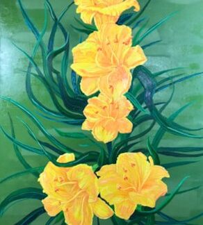 Azucena Amarilla (Yellow Lillies) by Jose Eduardo Barrows Castillo