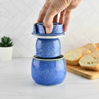 French Butter Dish with a Twist by Ana Cavalcanti