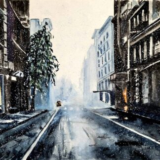 City in the Snow by Tina Chang