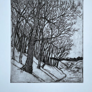 Blue Winter Walk by Leslie Chekin