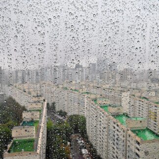 Raindrops On Window by Stella Choi