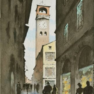 Clock Tower in Lucca by Jinchen Han