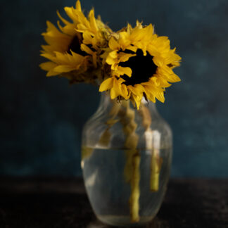 Sunflowers and Vase by Ron Colbroth