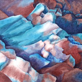 Inside the Lava Tunnel - Raufarhlshellir by Rachel Collins