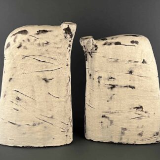 Conversation (pair) by Nada Romanos Abizaid