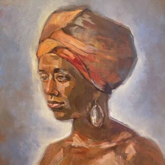 Girl with Silver Earring by Donna Cramer