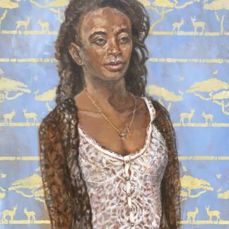 Gazelle, a pattered portrait by Donna Cramer