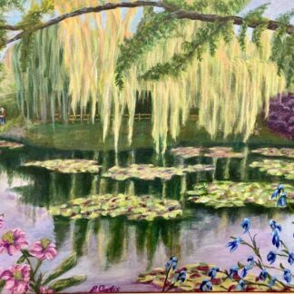Monet in His Garden by Penny Curtis
