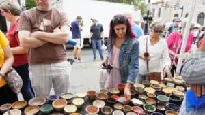 Picking a stand out ice cream bowl!