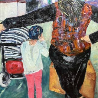 Waiting in Line at Costco by Gretchen Damore