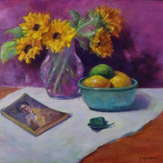 Sunflower with Lemons by Sarah Clayton Davis