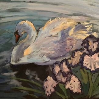 Swan of Ukraine by Valentina DiMilo