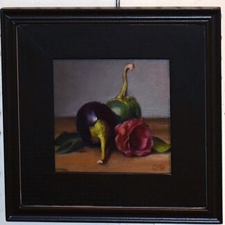 Baby Eggplants by Christine Dixon