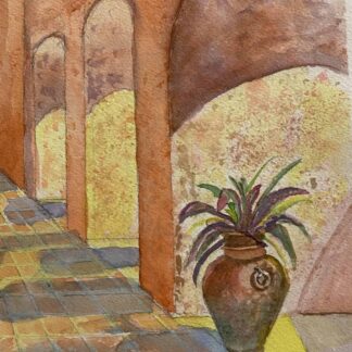 Light and Shadows with Arches by Alexandra Drone
