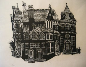 "A Gargoyle and Five Doors" by Ed McCluney