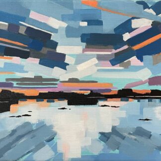 Looking West from Ford's Landing by Claudine Edelblute