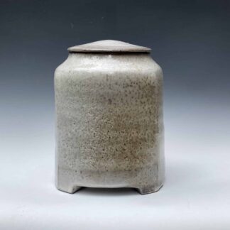 Shino Lidded Jar by Eileen Egan