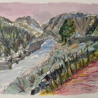 High Road to Taos, New Mexico by Sandra Emme