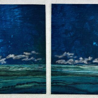 Night at East Graham Bay (diptych) by Sarah Entsminger