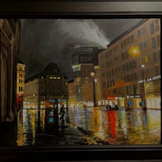 Rainy Night, Vienna by David Fite