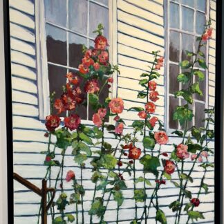 Holly Hocks by Sheila Flanders