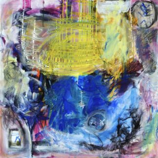 Yellow and Blue by Sharon Frey