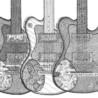 Three Guitars by Robert Friedenberg