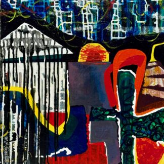 The Village At Night by Mary Elizabeth Gosselink