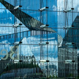 Glass Collage Reflections by Wayne Guenther