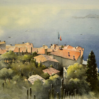 Eze village, French Riviera by Jinchen Han