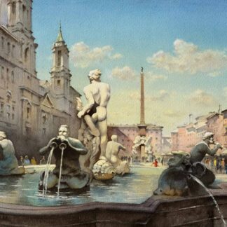Navona Plaza, Rome by Jinchen Han